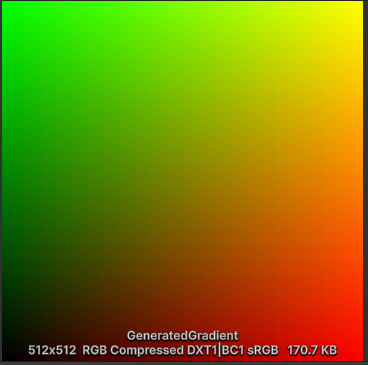 Editor Compute Shader Output Result