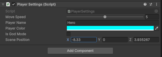Handles Demo Inspector