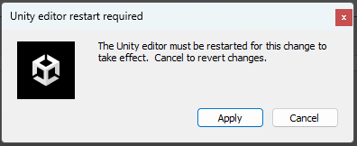 switch active input handling reboot alert