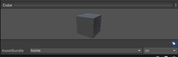 AssetBundle Cube Setting