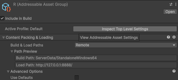 set group to remote mode
